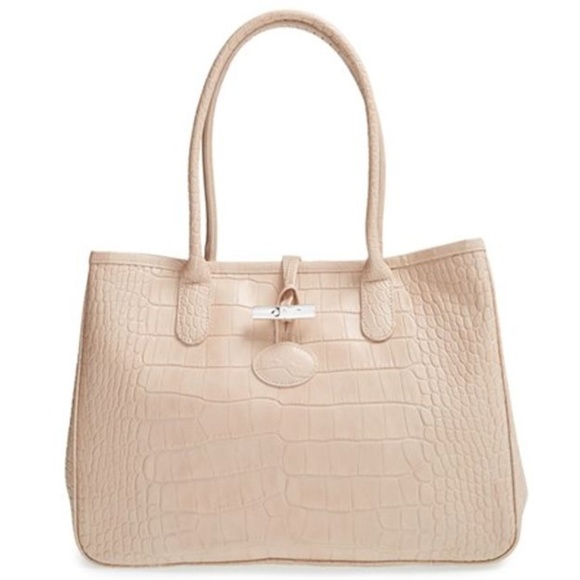longchamp roseau croc
